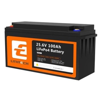 LiFePO4-batteri til solcelleanlæg 25,6V/100Ah IP66