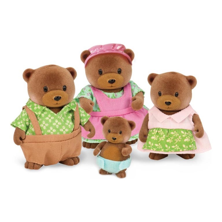 Li'l Woodzeez - Figursæt HEALTHNUGGLE bjørnefamilie