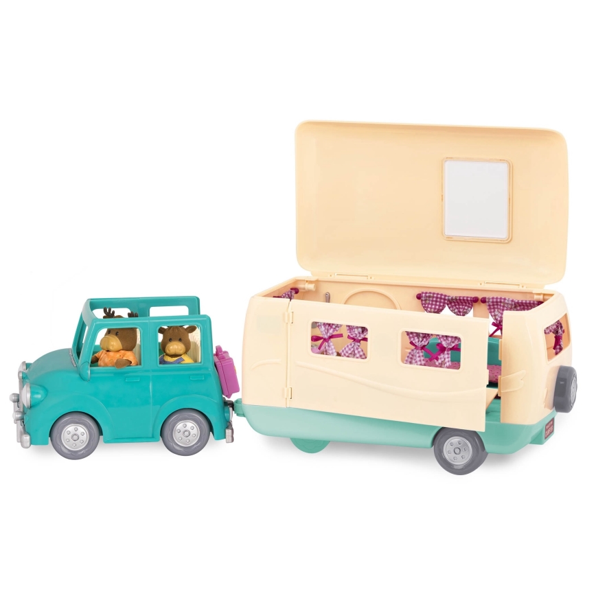 Li'l Woodzeez - Legesæt HAPPY CAMPER camping