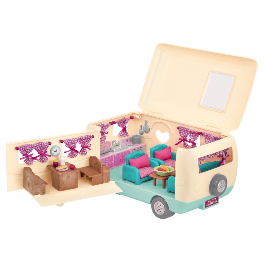 Li'l Woodzeez - Legesæt HAPPY CAMPER camping
