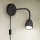 Lille LED væglampe dæmpbar LED/4W/230V sort