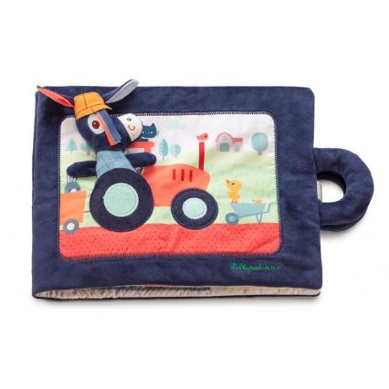 Lilliputiens - Stofbog til børn Æsel på bondegård