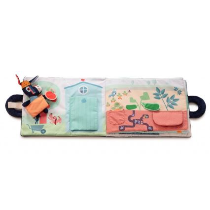 Lilliputiens - Stofbog til børn Æsel på bondegård