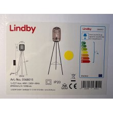 Lindby - Gulvlampe MARLY 1xE27/40W/230V