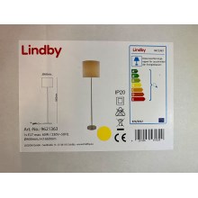 Lindby - Gulvlampe PARSA 1xE27/60W/230V