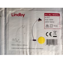 Lindby - Gulvlampe PHILEAS 1xE27/60W/230V