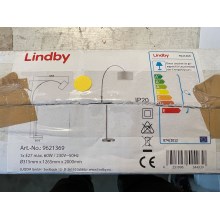 Lindby - Gulvlampe RAILYN 1xE27/60W/230V