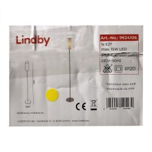 Lindby - LED gulvlampe dæmpbar RGB-farver FELICE 1xE27/10W/230V Wi-Fi