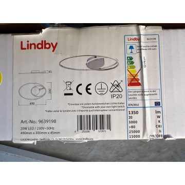 Lindby - LED loftlampe dæmpbar XENIAS LED/20W/230V