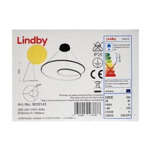 Lindby - LED pendel dæmpbar LUCY LED/28W/230V