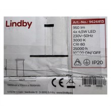 Lindby - LED pendel dæmpbar SOLVINA 4xLED/4,5W/230V
