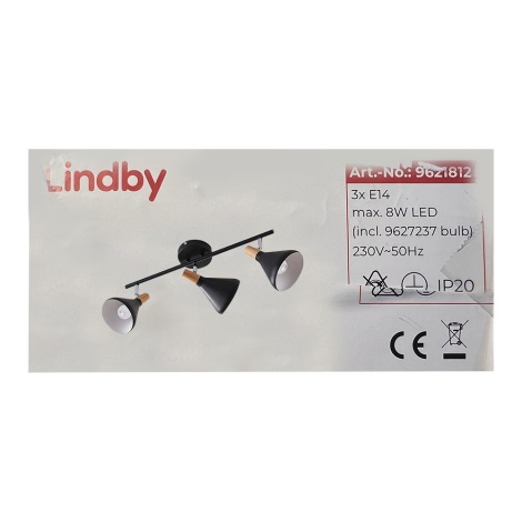 Lindby - LED spotlampe ARINA 3xE14/4W/230V