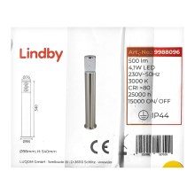 Lindby - LED udendørslampe BELEN LED/4,1W/230V IP44