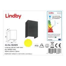 Lindby - LED Væglampe ALBIN 1xG9/3W/230V