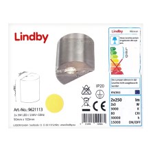 Lindby - LED væglampe LAREEN 2xLED/3W/230V