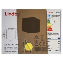 Lindby - LED væglampe QUASO LED/4W/230V beton