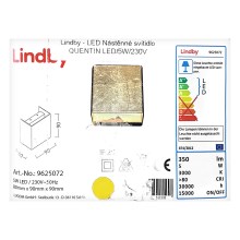 Lindby - LED væglampe QUENTIN LED/5W/230V
