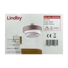Lindby - Loftlampe MELIA 3xE27/60W/230V