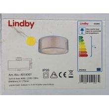 Lindby - Loftlampe NICA 3xE14/40W/230V
