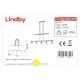 Lindby - Pendel DELIRA 5xE14/40W/230V mat krom