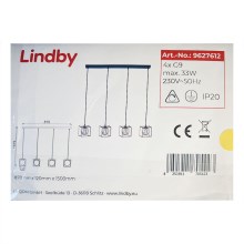 Lindby - Pendel JOSIPA 4xG9/33W/230V