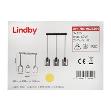 Lindby - Pendel KOURTNEY 3xE27/60W/230V