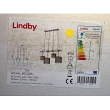 Lindby - Pendel RUKAIA 4xE27/42W/230V