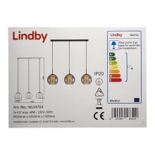 Lindby - Pendel YELA 3xE27/60W/230V