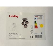 Lindby - Pendellampe ROBYN 2xE27/40W/230V + 2xE27/25W/230V