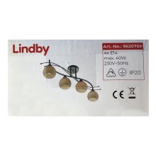 Lindby - Spotlampe LEANDA 4xE14/40W/230V