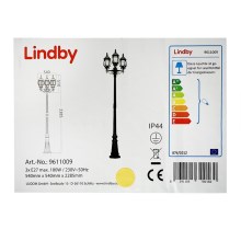 Lindby - Udendørslampe 3xE27/100W/230V IP44