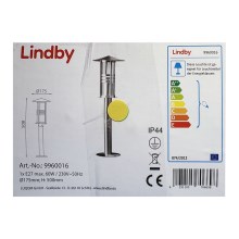 Lindby - Udendørslampe ERINA 1xE27/60W/230V IP44