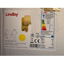 Lindby - Væglampe AIDEN 1xE14/40W/230V + LED/3,1W/230V