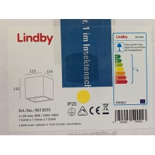 Lindby - Væglampe JAYEDN 1xG9/40W/230V gips