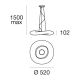 Linea Light 8005 - LED pendel dæmpbar MR. MAGOO LED/23W/230V diameter 52 cm