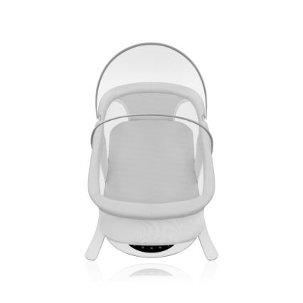 Lionelo - Babygynge med melodi 2-i-1 BELLA 4xAA Grå Beton + fjernbetjening