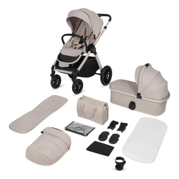 Lionelo - 2-i-1 kombivogn LAYLA Beige Sand