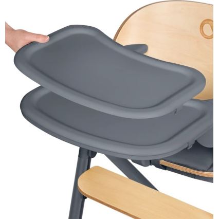 Lionelo - 3-i-1 børnehøjstol CELIA Gråt træ