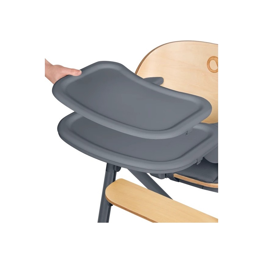 Lionelo - 3-i-1 børnehøjstol CELIA Gråt træ