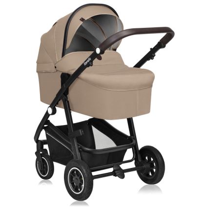 Lionelo - 3-i-1 kombivogn BIANKA Beige Sand