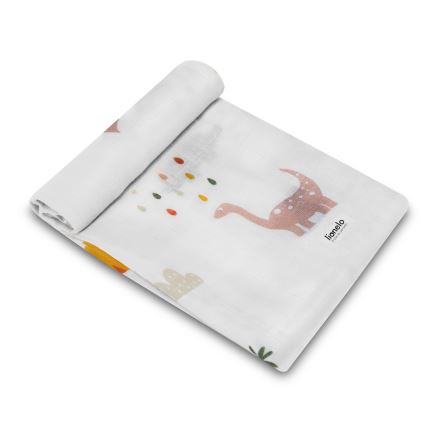 Lionelo - 3 stk Bambusbleer BAMBOO SET 70x70 cm Dino