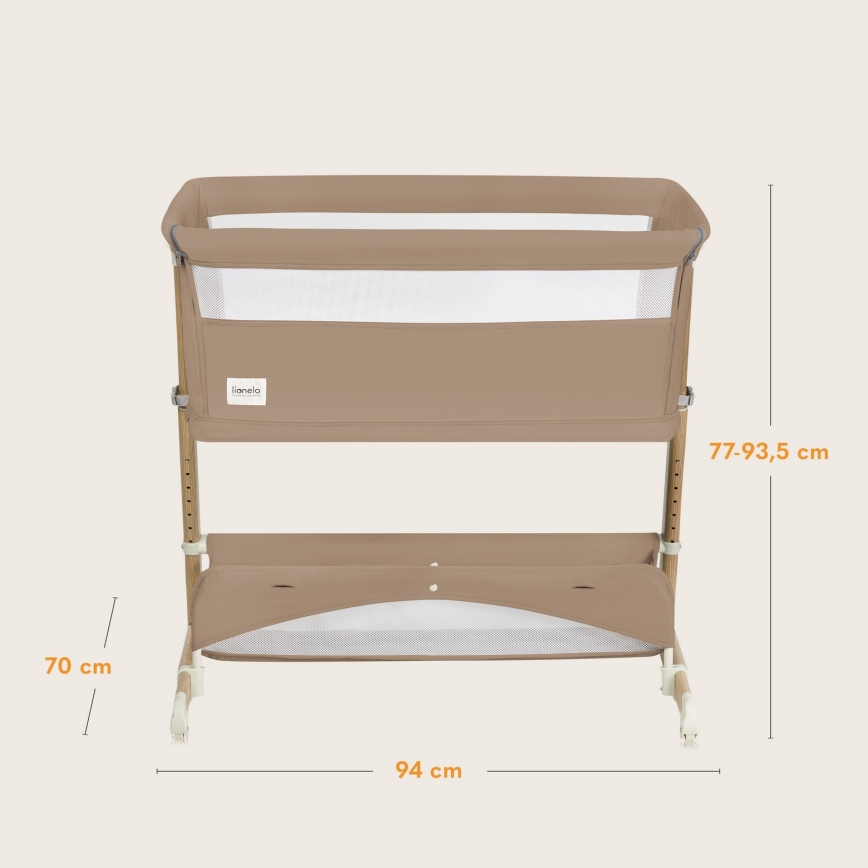 Lionelo - 5-i-1 babyseng THOMI PLUS Beige Karamel