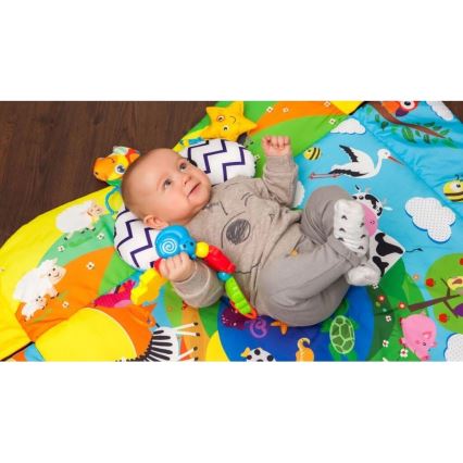 Lionelo - ANIKA legetæppe til børn