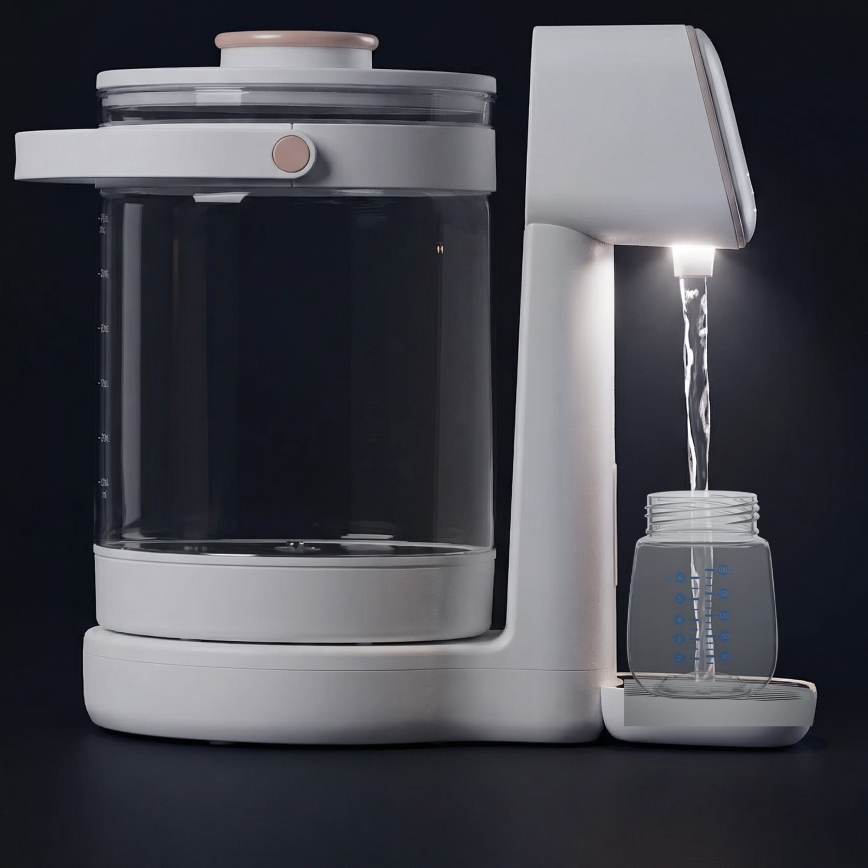 Lionelo - Apparat til tilberedning af modermælkserstatning BABYPRESTO 2.0 1200W/230V Hvid