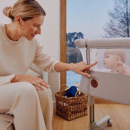 Lionelo - AURORA 3-i-1 babyseng, grå