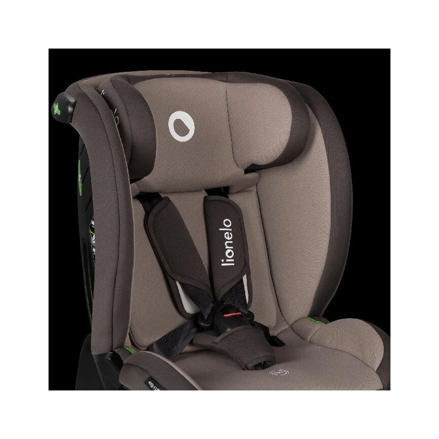 Lionelo - Autostol AART i-Size 40-150 cm brun/kremet