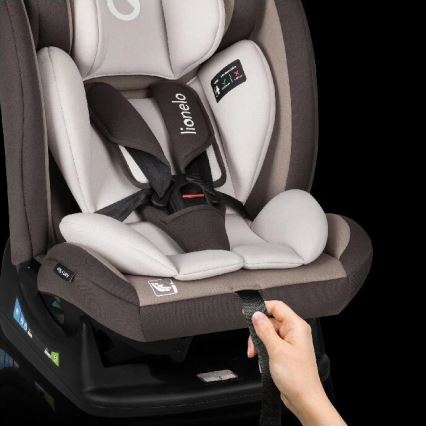 Lionelo - Autostol AART i-Size 40-150 cm brun/kremet
