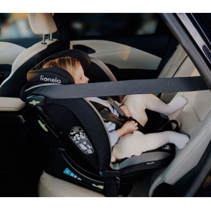 Lionelo - Autostol AART i-Size 40-150 cm sort/grå