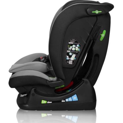 Lionelo - Autostol AART i-Size 40-150 cm sort/grå