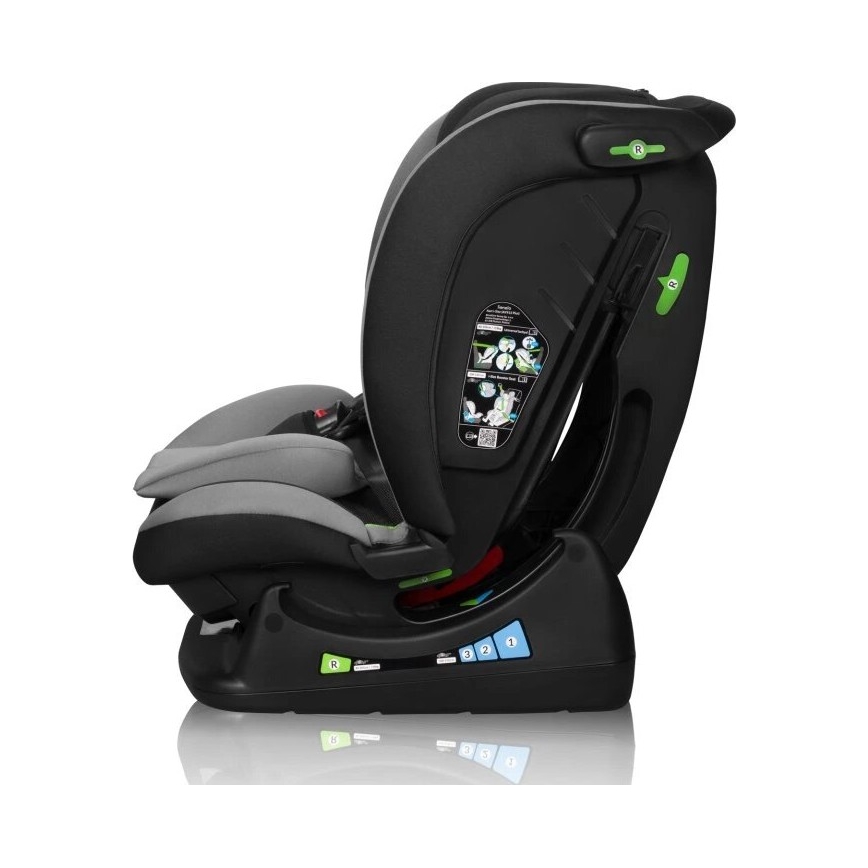 Lionelo - Autostol AART i-Size 40-150 cm sort/grå